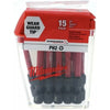 KIT PUNTAS ATORNILLADOR IMPACTO PH2X50MM 15 PIEZAS (48-32-5004) MILWAUKEE