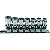 Jgo. dados 3/8 art. 9-15 mm 7 pz. (j52200) - PROTO