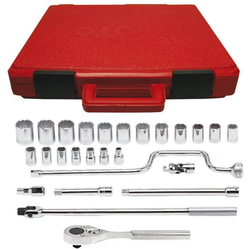 Jgo. dados 1/2 3/8-1.1/4 26 pz. (j54124a) - PROTO