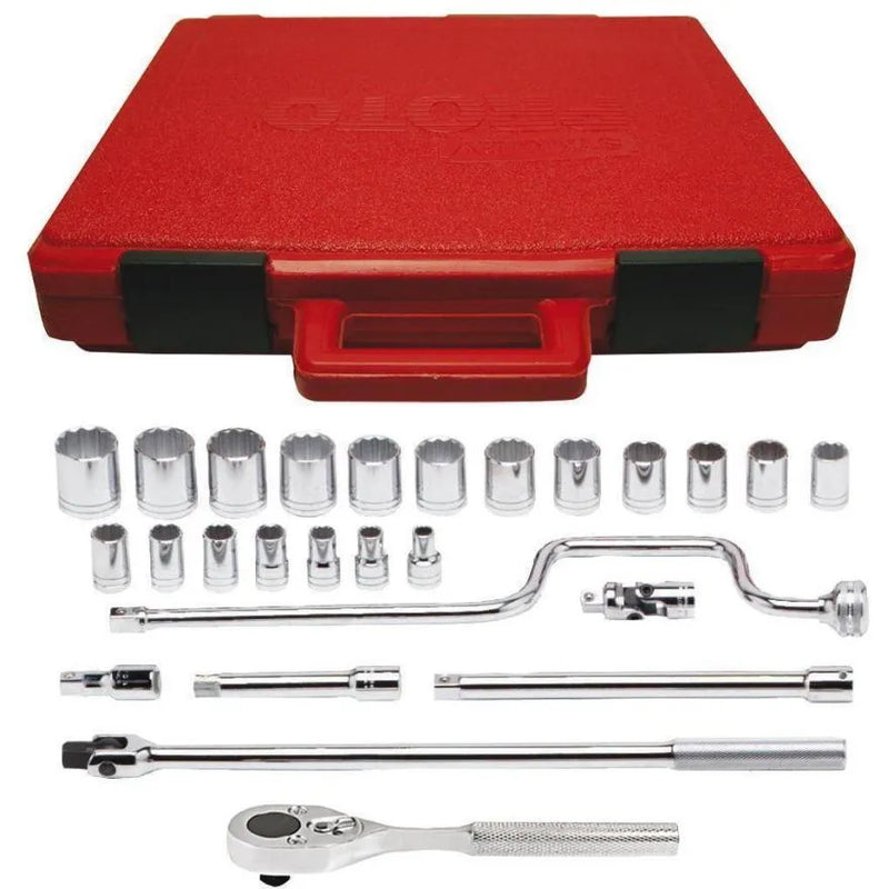 Jgo. dados 1/2 3/8-1.1/4 26 pz. (j54124a) - PROTO