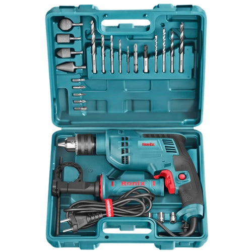 Kit Taladro Percutor Ronix RS-0007 750W 13mm