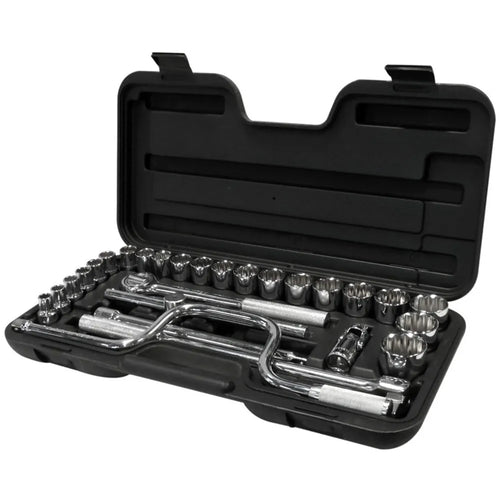 Jgo. dados 1/2 10-32 mm. 29 pzas. (86-504) - STANLEY