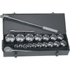 Jgo. dados 3/4 7/8-2.3/8 21 pzas. (87-557) - STANLEY
