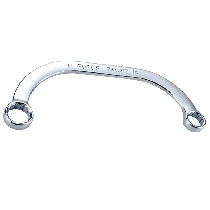 Llave corona curva de 13x15 mm. (7611315) - FORCE