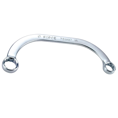 Llave corona curva de 17x19 mm. (7611719) - FORCE