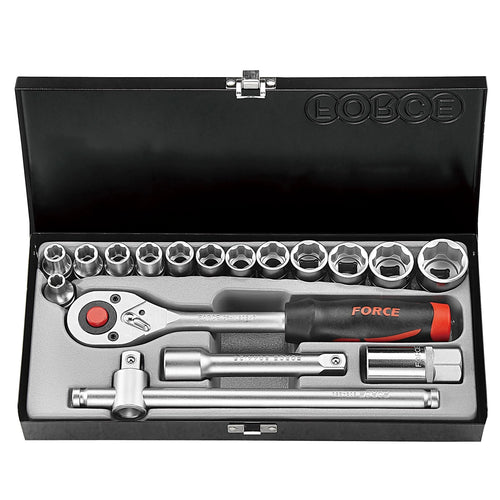 Jgo. dados 1/2 8-26 mm. (4173-5) - FORCE