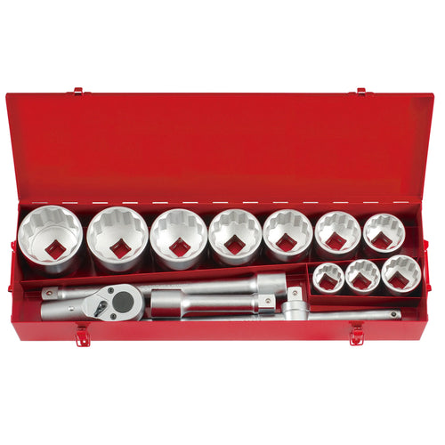 Jgo. dados 1 36-80 mm. (8141) - FORCE
