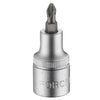 Dado 1/2 cruz pozidriv pz4 (342554) - FORCE