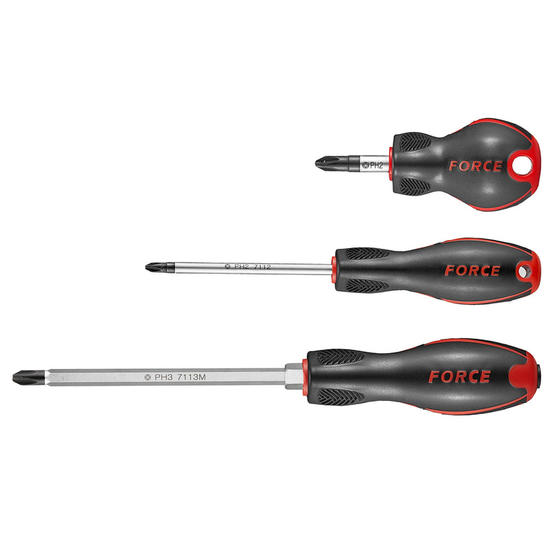 Destornillador cruz pozidriv #2x100 mm. (7122b) - FORCE