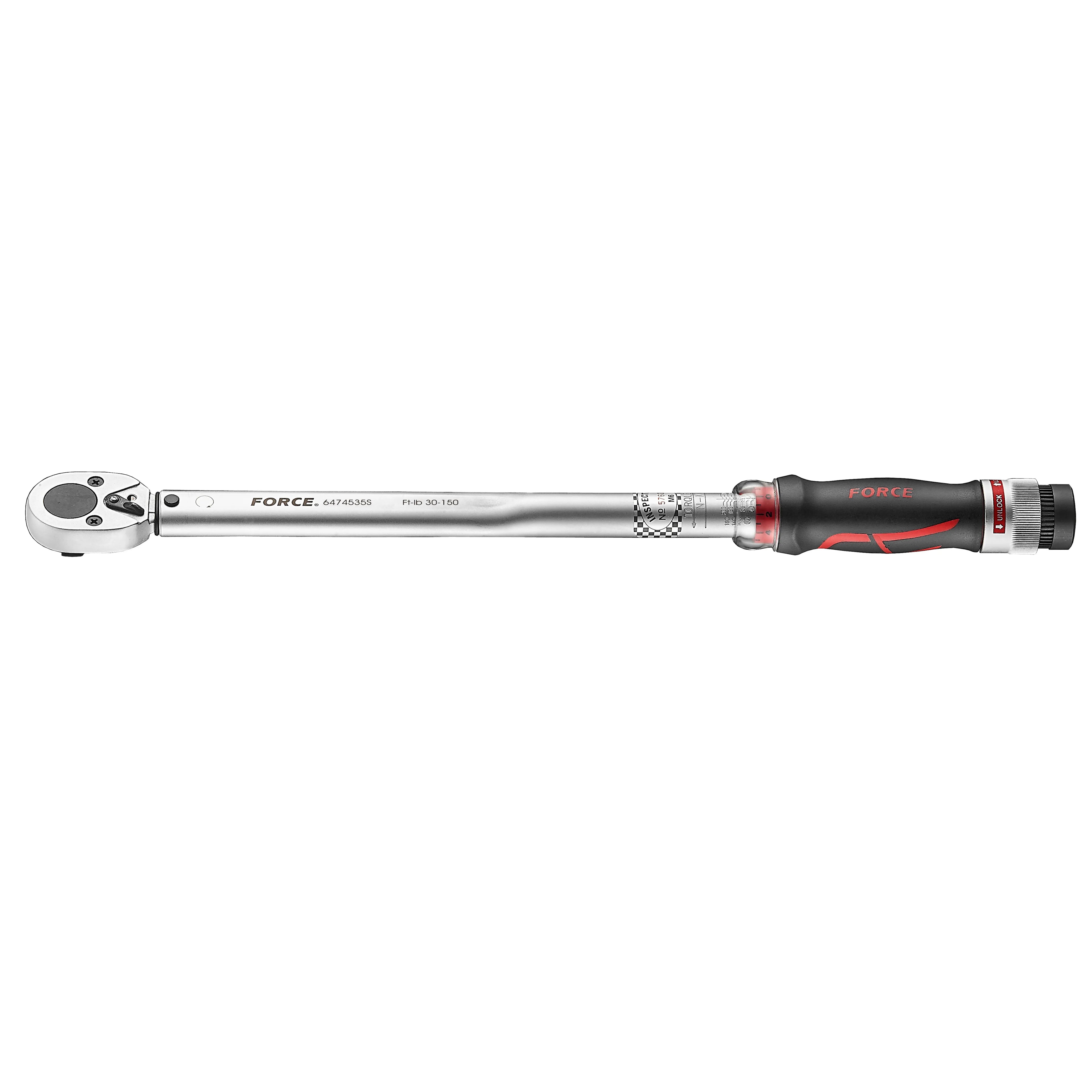 Llave torque 1/2 de 30-150 lb/pie (6474535s) - FORCE