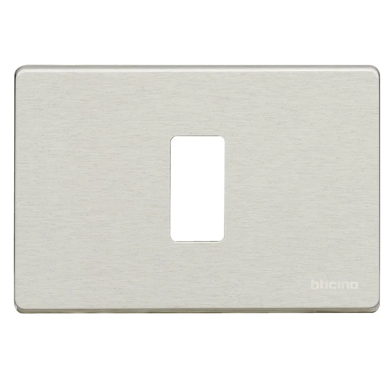 Placa aluminio oxidal embutida 1 puesto (503/1x) - ARTICULOS ELECTRICOS