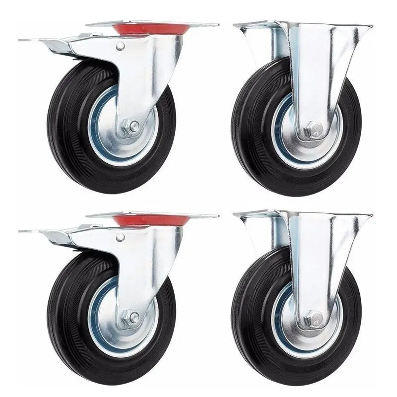 RUEDA CON BUJE FIJA DE 4X1.1/4X1/2 (*)