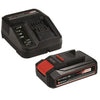 Kit bateria 4.0 ah + cargador rapido 18v (4512042) - EINHELL