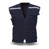 CHALECO GEOLOGO AZUL TALLA M C/REFLECTANTE