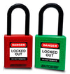 CANDADO DIELECTRICO ROJO STEELPRO