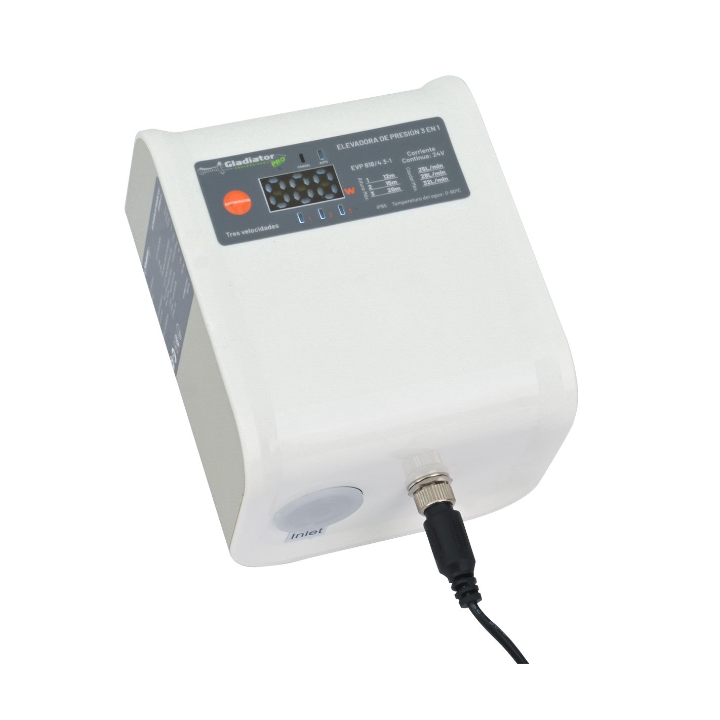 BOMBA ELEVADORA PRESION 1x1 24v 50w 12m BRUSHLES