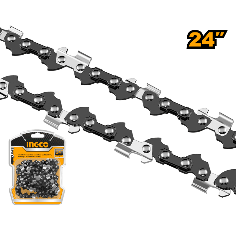 CADENA MOTOSIERRA INGCO 24" #AGSC52401 P/MOTOSIERRA GASOLINA