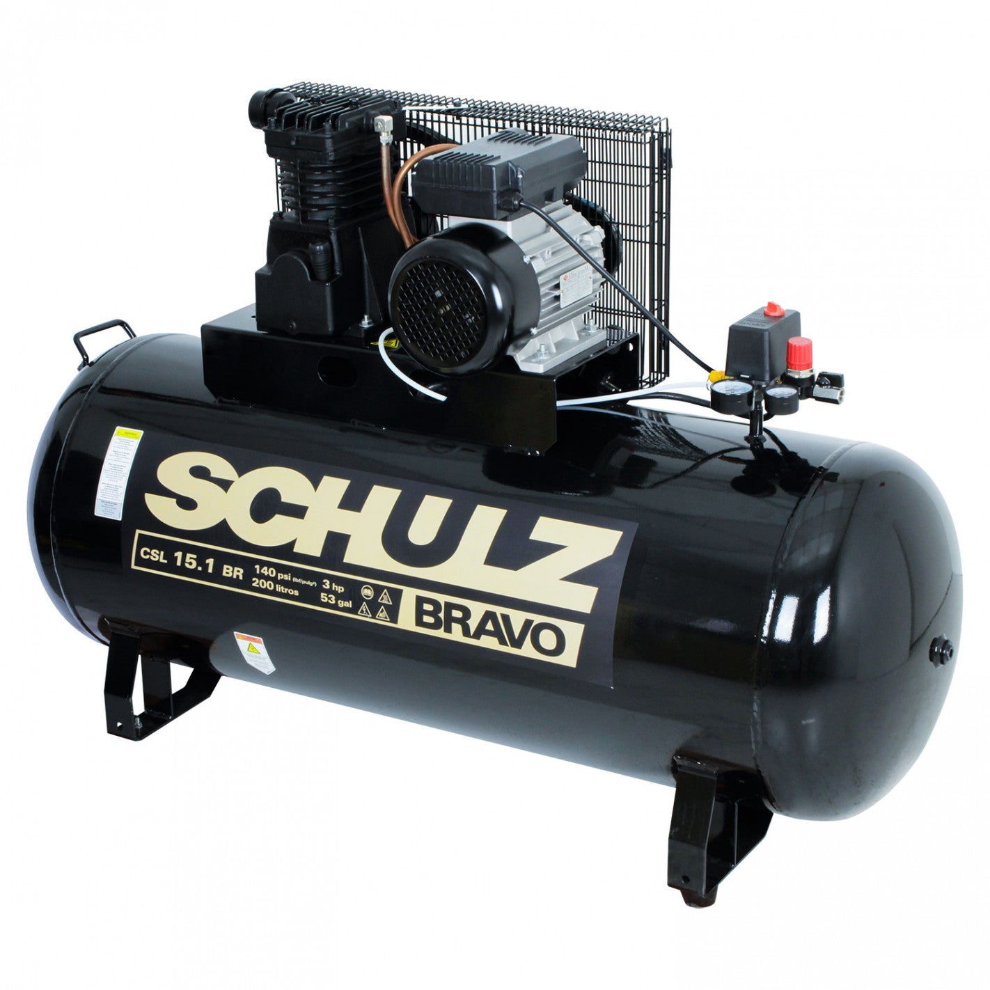 COMPRESOR 3hp 200 litros 220v CSL-15.1/200L BRAVO