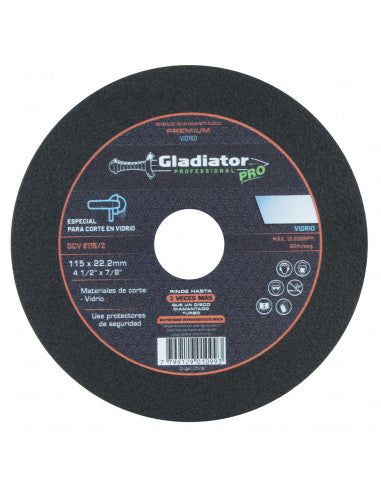 DISCO CORTE VIDRIO DIAMANTADO 4 1/2" ULTRA FINO