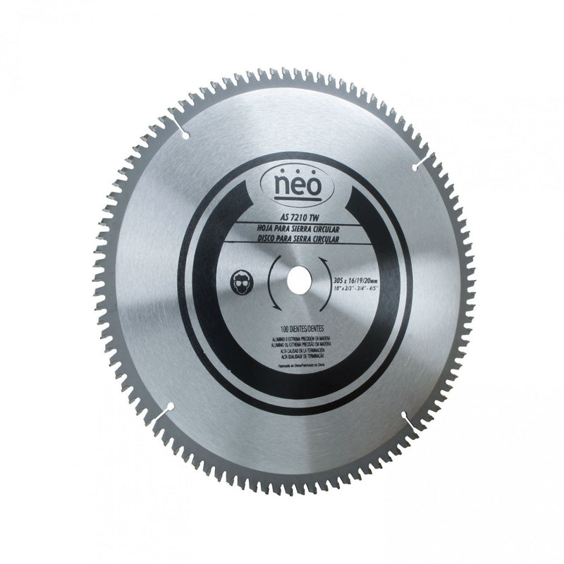 DISCO de SIERRA 12" 100 Dientes AS 7210 TW