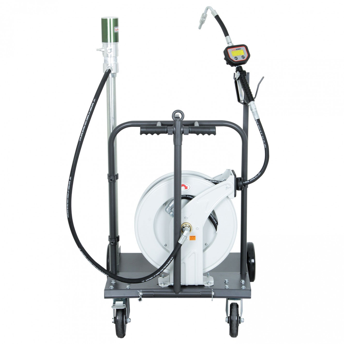 EQUIPO NEUMATICO LUBRICACION 200 L con ENROLLADOR