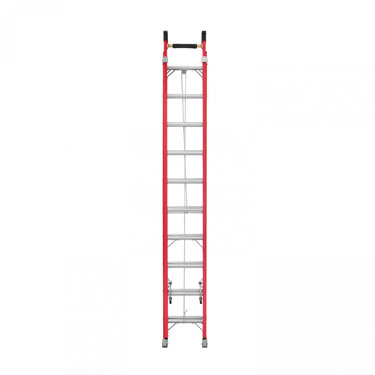 ESCALA EXTENSIBLE FIBRA DE VIDRIO CON CUERDA 8 MT