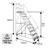 ESCALERA TIPO AVION 250 M.