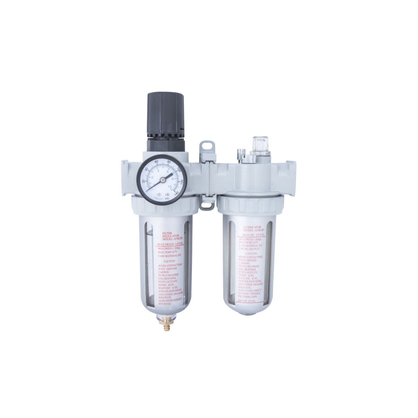 FILTRO REGULADOR LUBRICADOR DE 1/4" AFRL-80