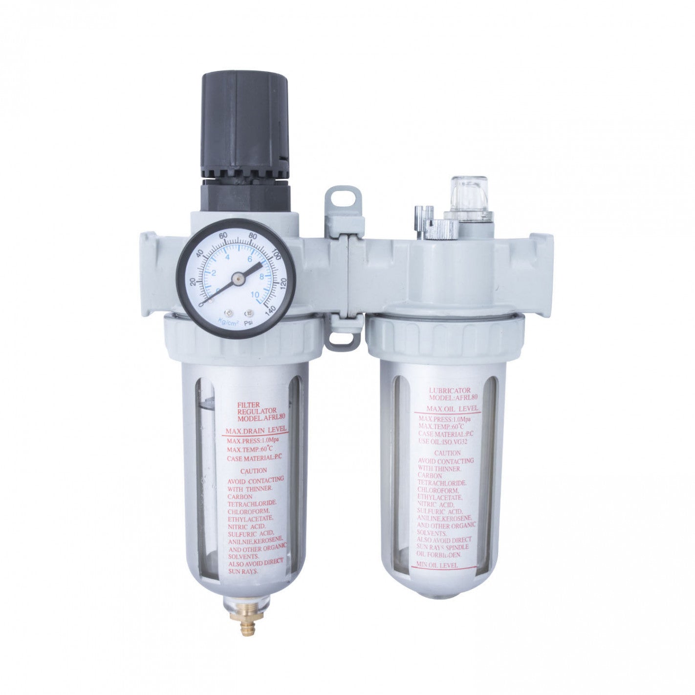 FILTRO REGULADOR LUBRICADOR DE 1/4" AFRL-80