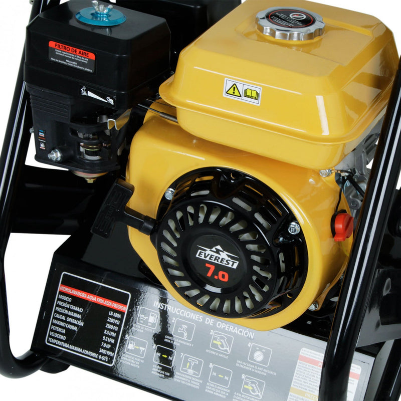 HIDROLAVADORA 180BAR GASOLINA 65HP LB-180A