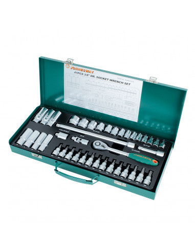 JUEGO de DADOS 3/8" 41 piezas S04H3141S
