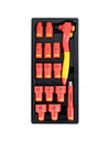 JUEGO DE DADOS AISLADOS 1/2 15 PIEZAS WP209110 - WORKPRO