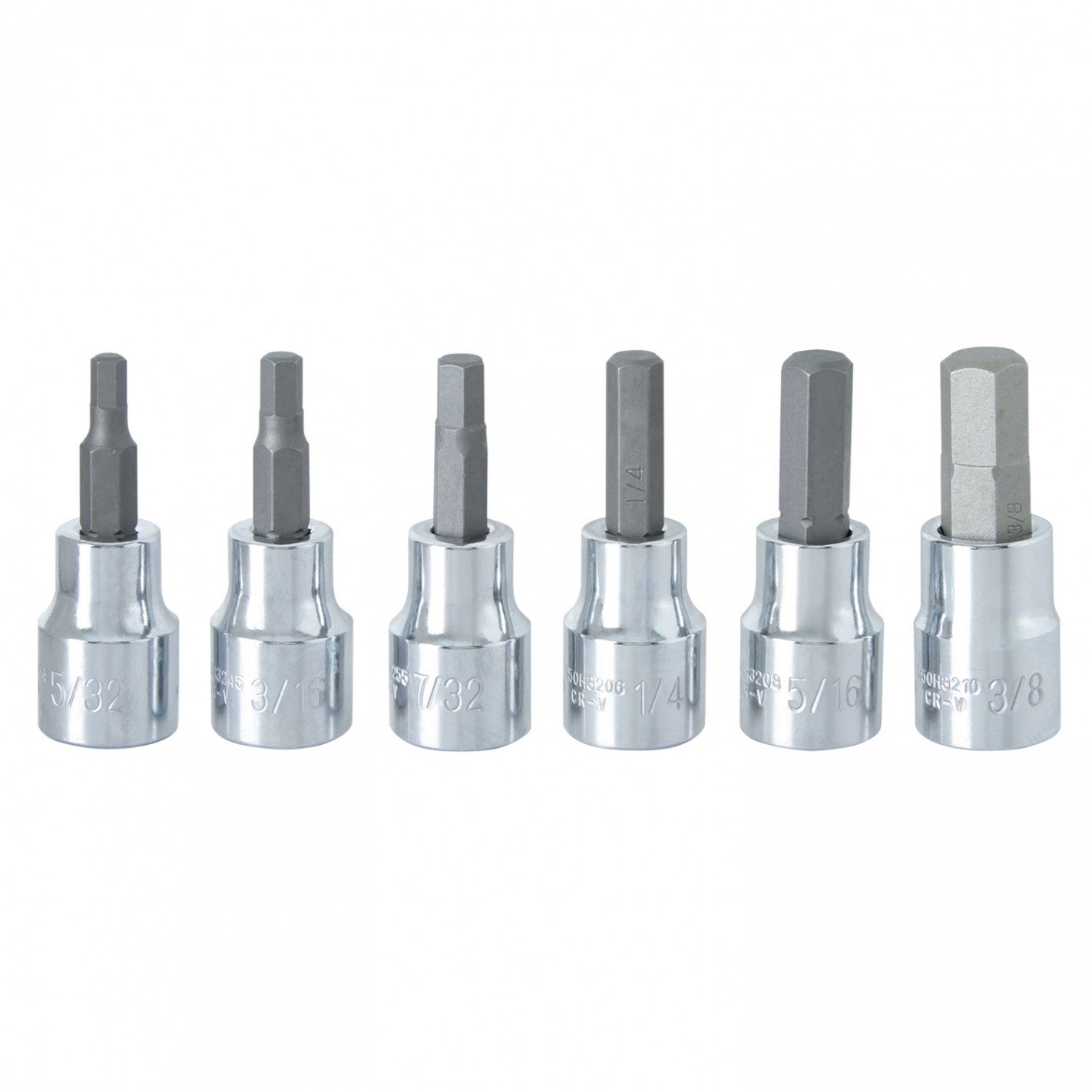 JUEGO de DADOS HEXAGONALES 3/8" 6 piezas S50H3206S