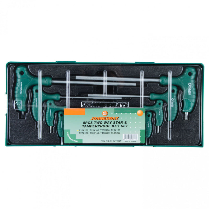JUEGO de LLAVES ESTRELLA Y TAMPER 8 pcs H10MT08SP