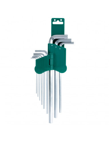 JUEGO de LLAVES HEXAGONALES PUNTA PLANA 9 pcs H03S