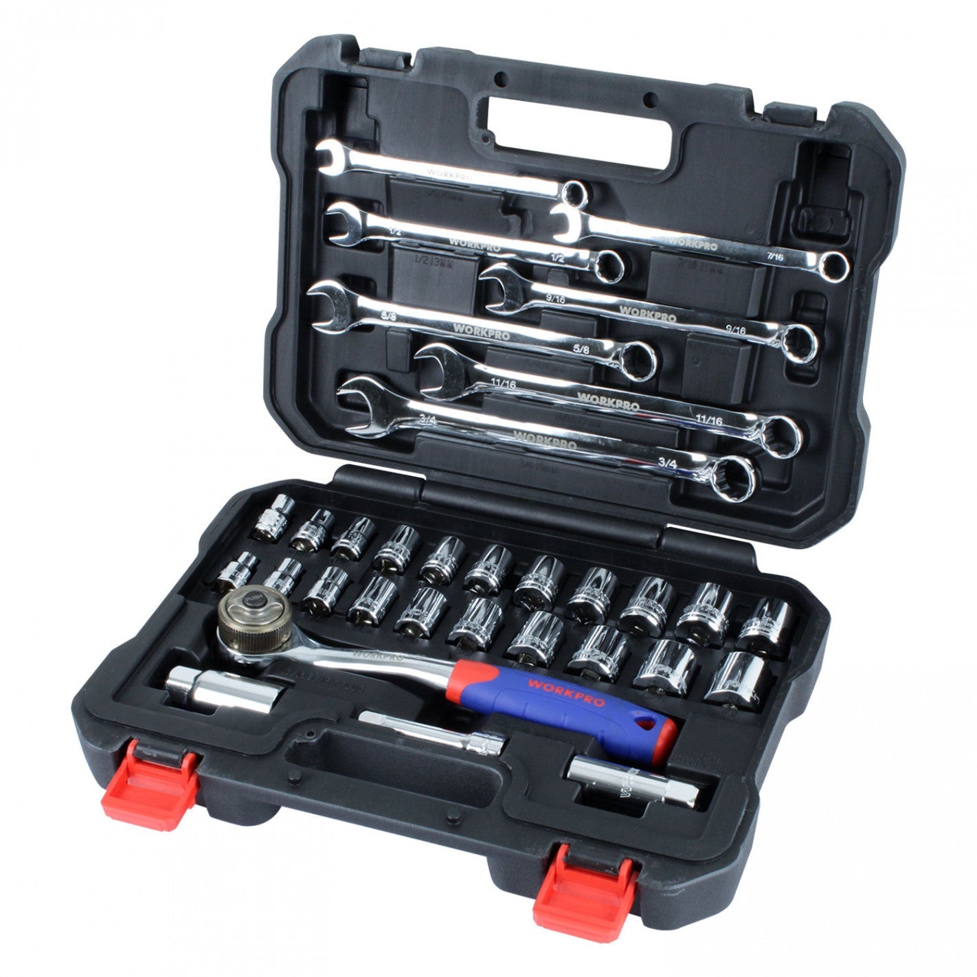 JUEGO DE LLAVES Y DADOS 3/8" 32 PIEZAS W003001WE