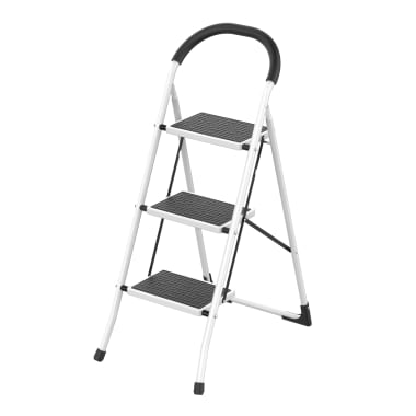 Escalera Plegable Acero 3 Peldaños Kanter