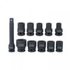 KIT LLAVE de IMPACTO 1/2" Incluye dados JAI-1114K