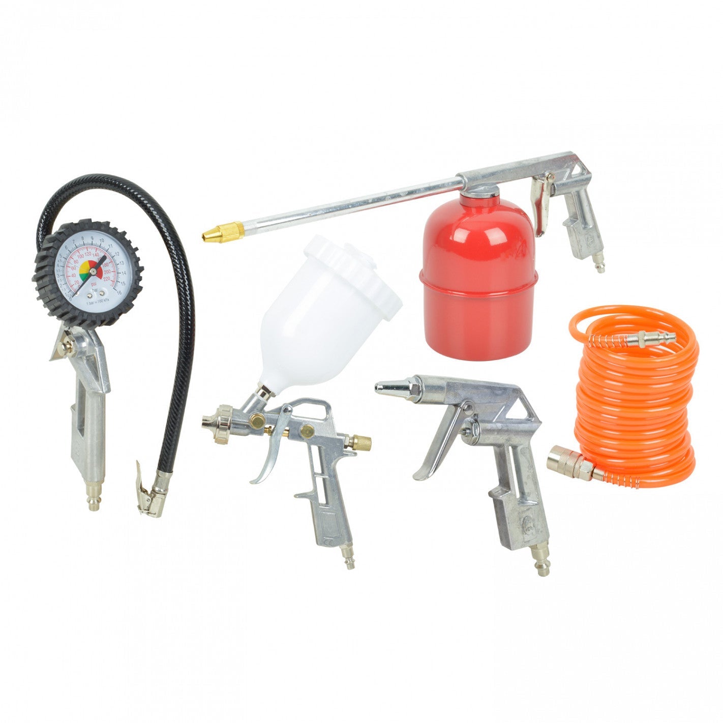 KIT PISTOLA DE PINTAR 5 PIEZAS W-C2000