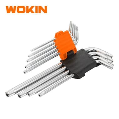 Juego de Llaves Torx Larga 9 Piezas Wokin