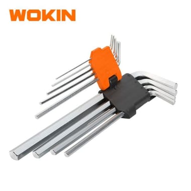 Juego de Llaves Allen Extra Larga 9 Piezas Wokin