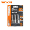 Set Adaptador Para Tuerca Magnetico 5/16" 48 mm Wokin