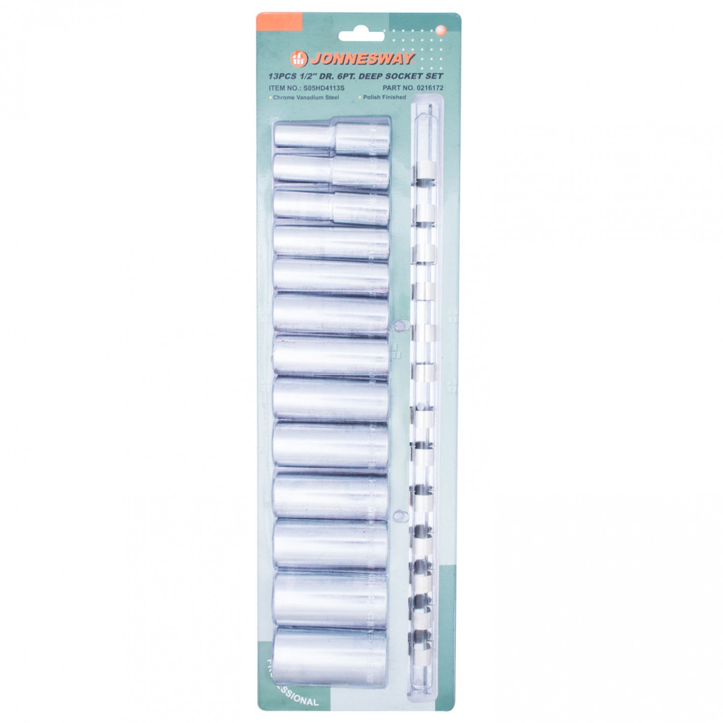 SET DADOS LARGOS 1/2" Metrico 13 piezas S05HD41