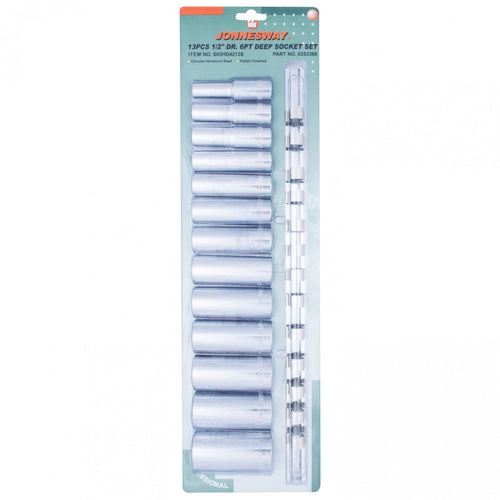 SET DADOS LARGOS 1/2" Pulgadas 13 piezas S05HD4213