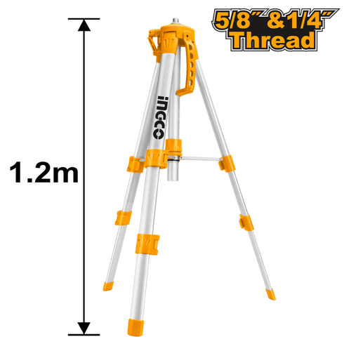 TRIPODE ALUMINIO INGCO 120 CMS. P/NIVEL LASER # HLLT01152