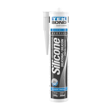 Silicona Acética Tekbond Negro 280 gr