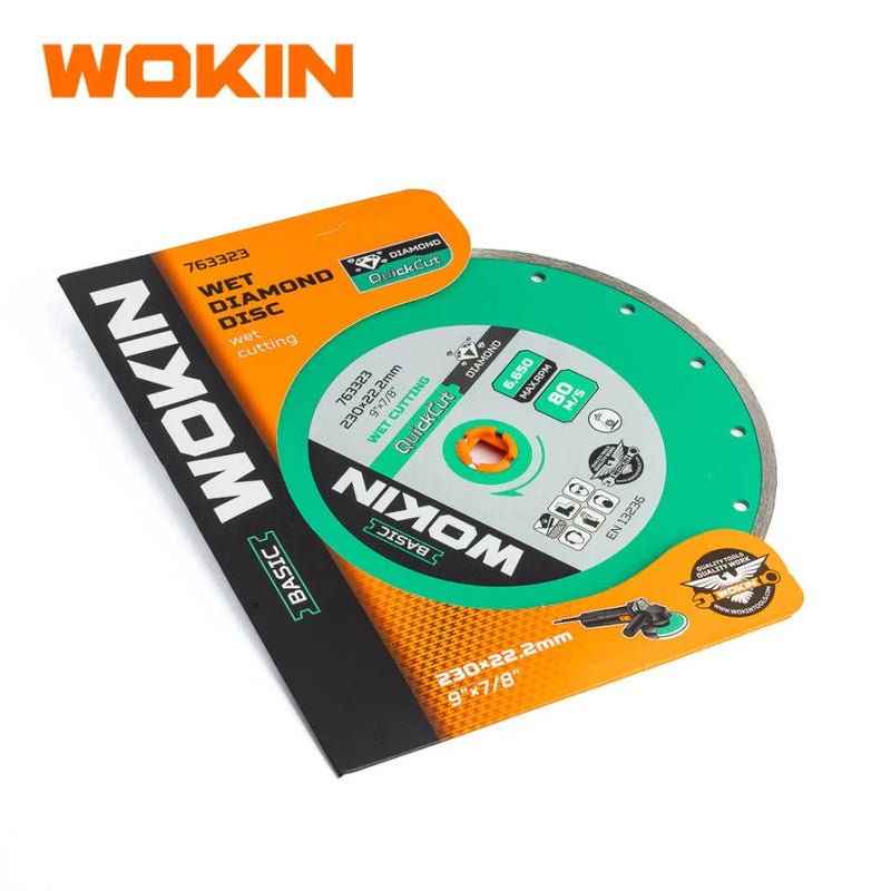 Disco Diamantado Humedo 230(9")X22.2mm(7/8") Wokin
